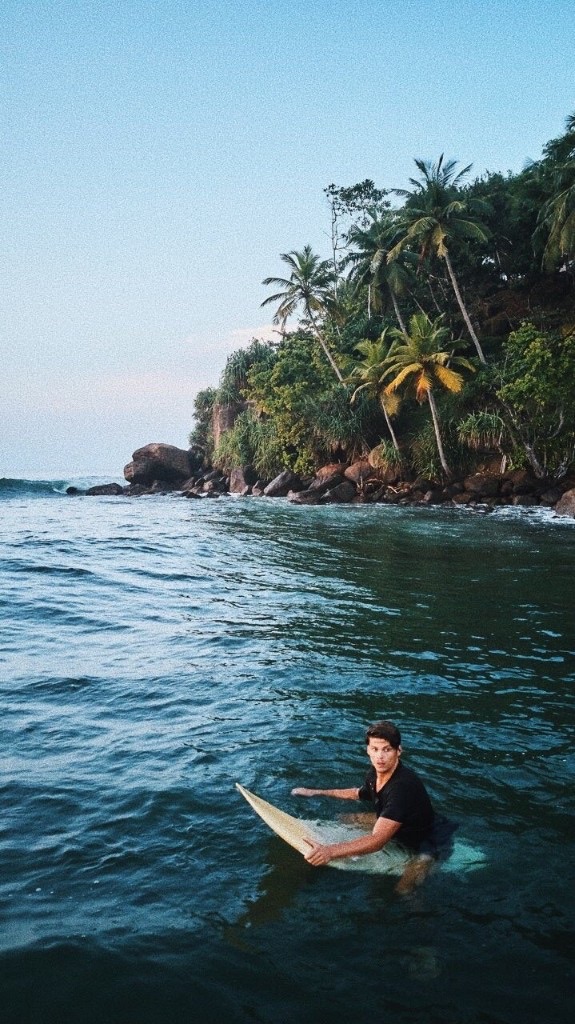 On the water in Weligama